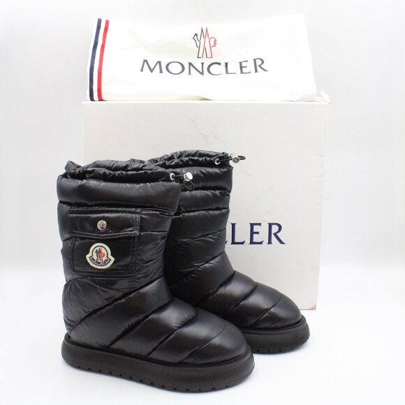 Moncler Black Winter & Rain Boots - Picture 1 of 15